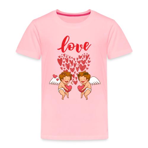 Cupid Love Designs, cupid love angel vibration. - Toddler Premium T-Shirt