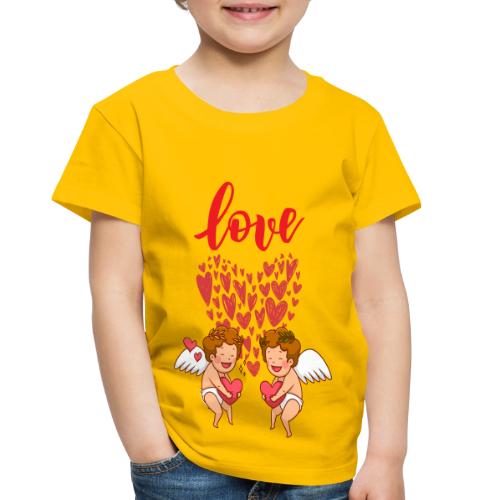 Cupid Love Designs, cupid love angel vibration. - Toddler Premium T-Shirt