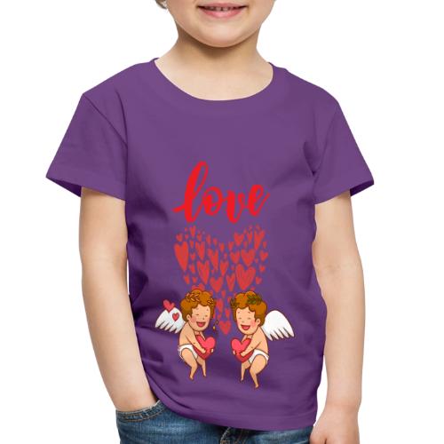Cupid Love Designs, cupid love angel vibration. - Toddler Premium T-Shirt