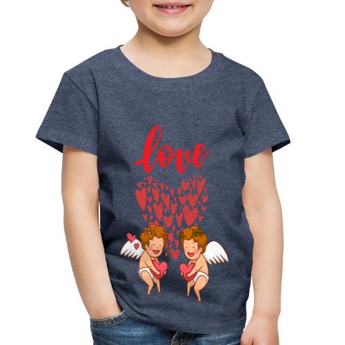 Cupid Love Designs, cupid love angel vibration. - Toddler Premium T-Shirt