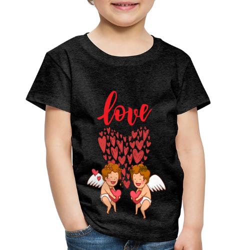 Cupid Love Designs, cupid love angel vibration. - Toddler Premium T-Shirt