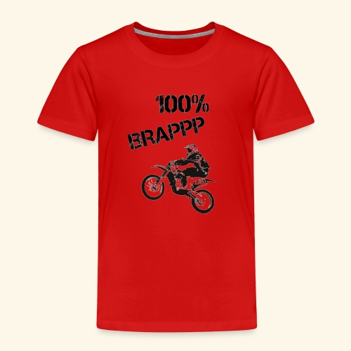 100% BRAPPP (Black and White) - Toddler Premium T-Shirt
