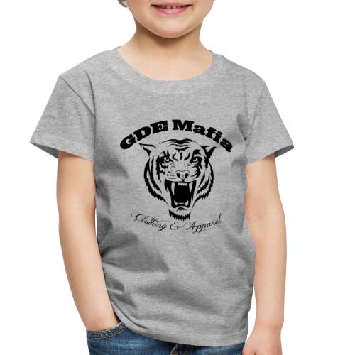 Bengal Tiger ALL Black - GDE Mafia - Toddler Premium T-Shirt