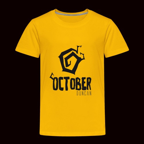 October Duncan2 01 png - Toddler Premium T-Shirt
