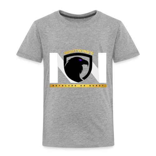 Nightwing WhitexBLK Logo - Toddler Premium T-Shirt