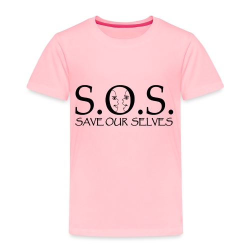 SOS Black on Black - Toddler Premium T-Shirt