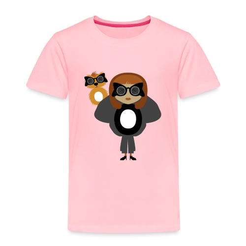 Alphabet letter O - Fashion Girl and Creature - Toddler Premium T-Shirt