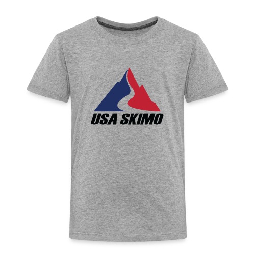 USA Skimo Logo - Stacked - Color - Toddler Premium T-Shirt