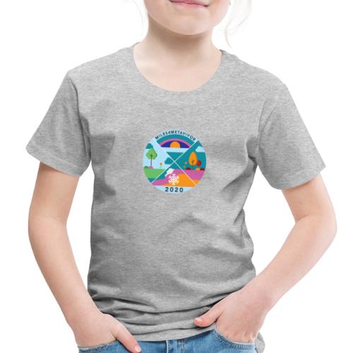 Miles4METAvivor Virtual Race Medal Design 2020 - Toddler Premium T-Shirt