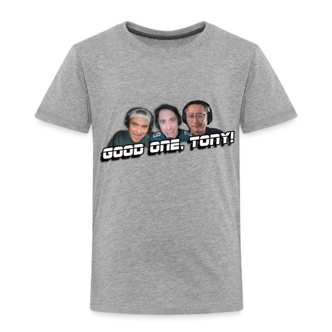 GOOD ONE, TONY! (with Fusco Show back)