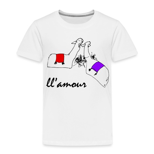 Llamour (color version). - Toddler Premium T-Shirt