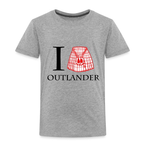 I LOVE OUTLANDER KILT - Toddler Premium T-Shirt