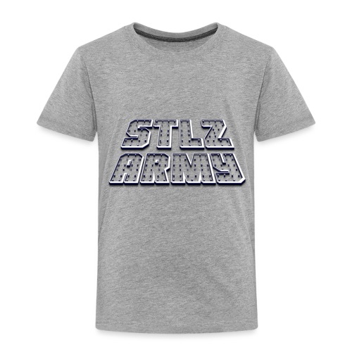 Stlz Army Logo (White Edition) - Toddler Premium T-Shirt