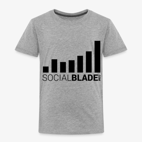 Socialblade (Dark) - Toddler Premium T-Shirt