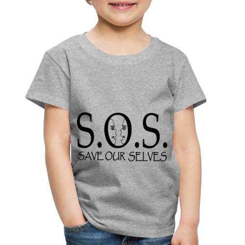 SOS Black on Black - Toddler Premium T-Shirt