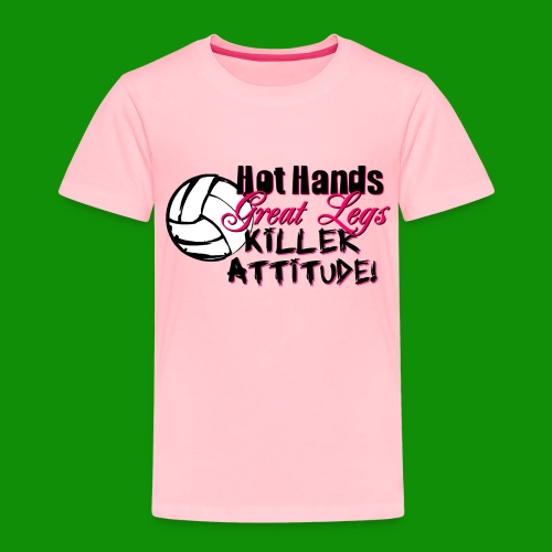 Hot Hands Volleyball - Toddler Premium T-Shirt