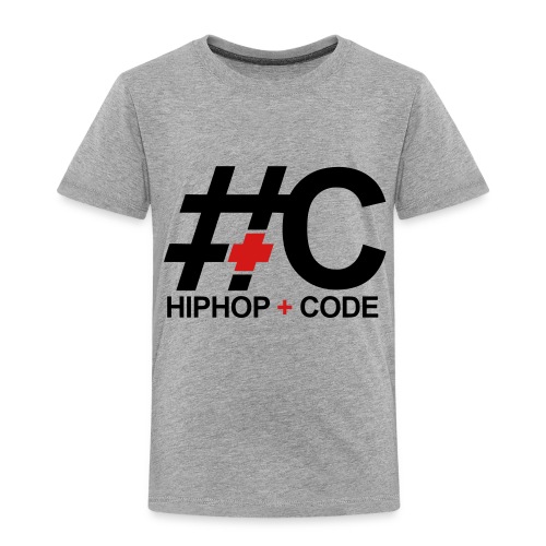 hiphopandcode-logo-2color - Toddler Premium T-Shirt