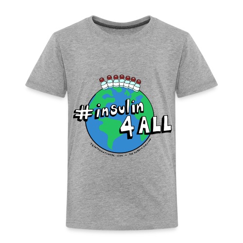 T1International and The Diabetic Survivor Globe - Toddler Premium T-Shirt