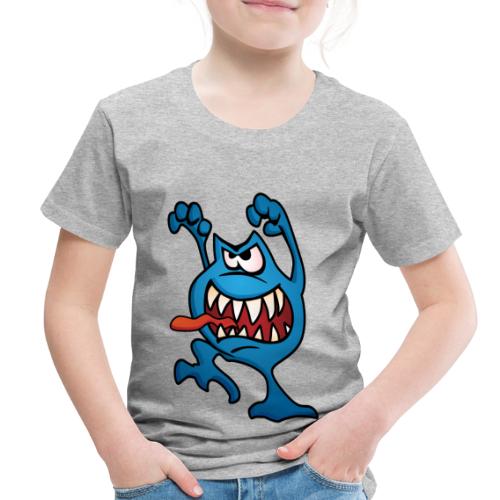 Cartoon Monster Alien - Toddler Premium T-Shirt
