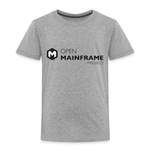 Open Mainframe Project - Black Logo - Toddler Premium T-Shirt