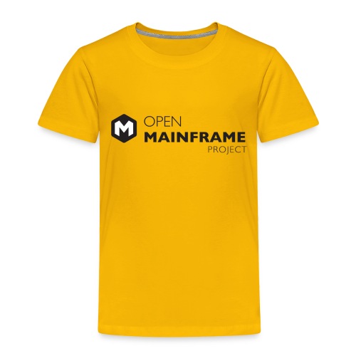 Open Mainframe Project - Black Logo - Toddler Premium T-Shirt