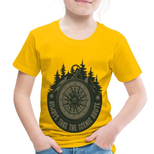 Always Take the Scenic Route - Toddler Premium T-Shirt