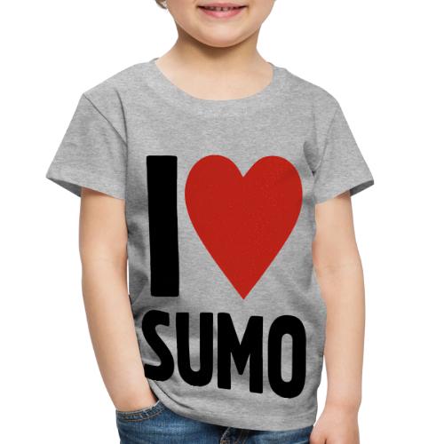 I Love Sumo – Bold Minimalist Sumo Wrestling Fan - Toddler Premium T-Shirt