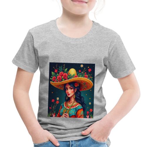 Mexican Design, Regional Mexican Charro Woman - Toddler Premium T-Shirt