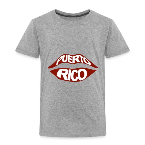 Puerto Rico Lips - Toddler Premium T-Shirt