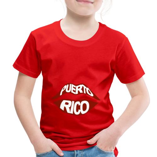 Puerto Rico Lips - Toddler Premium T-Shirt