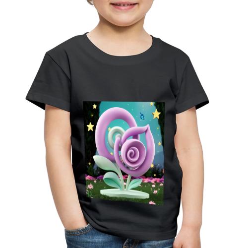 Lila Bloom | Double Floral Eco-Inspired Art - Toddler Premium T-Shirt