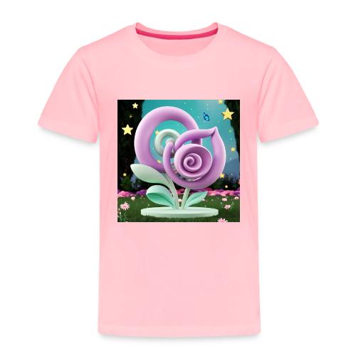 Lila Bloom | Double Floral Eco-Inspired Art - Toddler Premium T-Shirt
