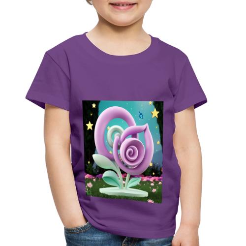 Lila Bloom | Double Floral Eco-Inspired Art - Toddler Premium T-Shirt