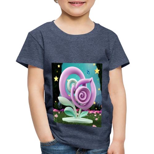 Lila Bloom | Double Floral Eco-Inspired Art - Toddler Premium T-Shirt