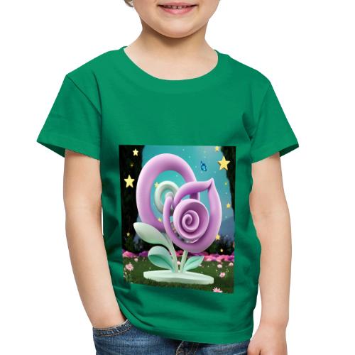 Lila Bloom | Double Floral Eco-Inspired Art - Toddler Premium T-Shirt