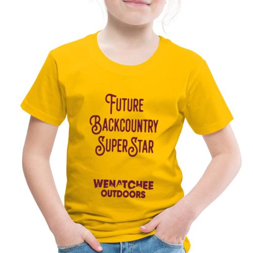 Future Backcountry SuperStar - Toddler Premium T-Shirt