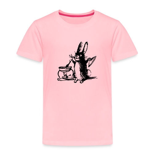 Cute Bunny Rabbit Cooking - Toddler Premium T-Shirt