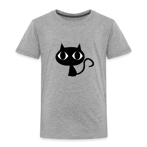 Black Cat Print - Toddler Premium T-Shirt