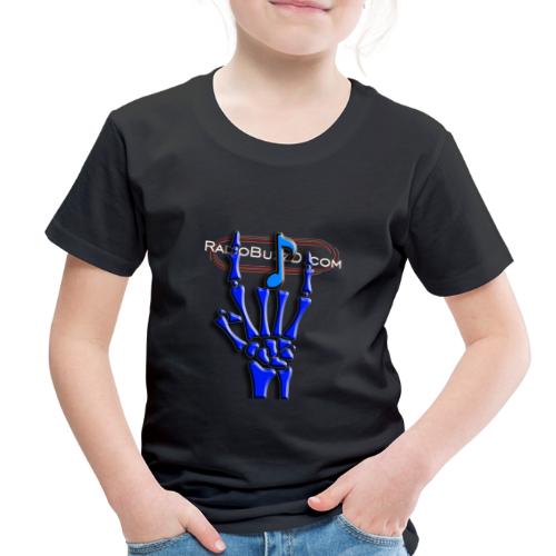 Rock on hand sign the devil's horns RadioBuzzD - Toddler Premium T-Shirt