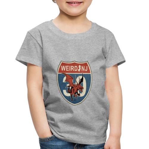 Weird NJ HIghway Shield - Toddler Premium T-Shirt
