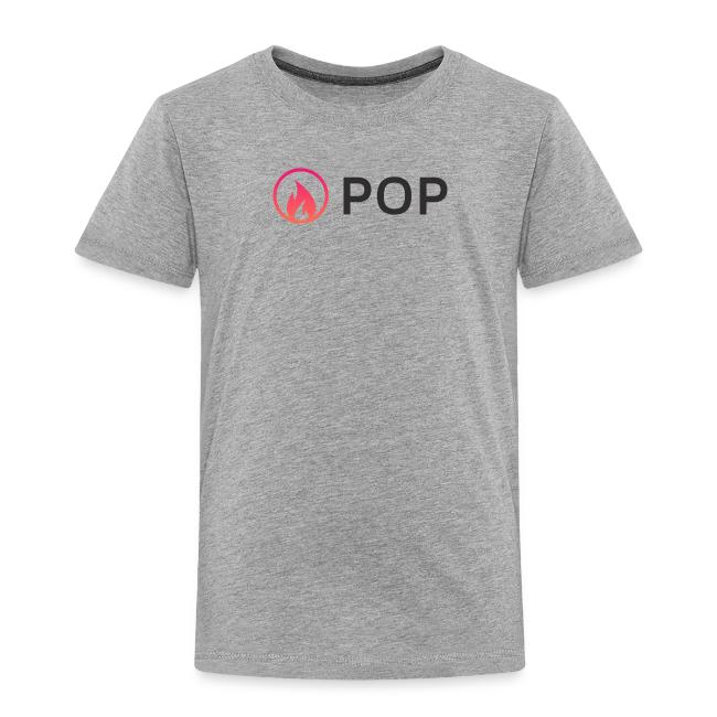 pop logo black