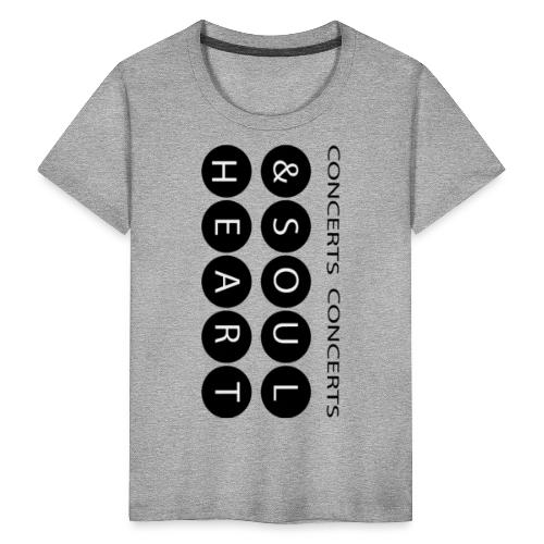 Heart & Soul concerts text design 2021 flip - Toddler Premium T-Shirt