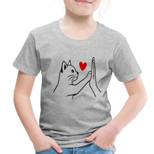 Cat Lover High-Five T-Shirt - Toddler Premium T-Shirt