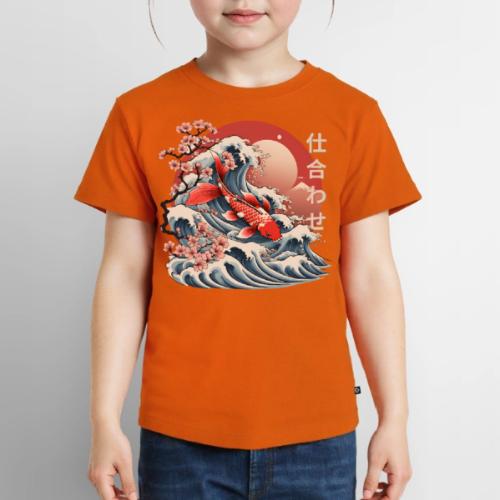 Majestic Koi Fish Ukiyo-e Japanese Design - Toddler Premium T-Shirt