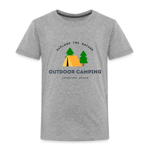 Outdoor Camping Adventure awaits T-shirt - Toddler Premium T-Shirt