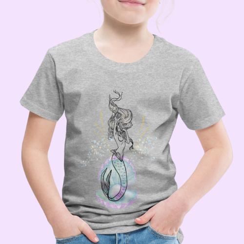 Mermaid Ocean Goddess In Shell - Fairytale Design - Toddler Premium T-Shirt
