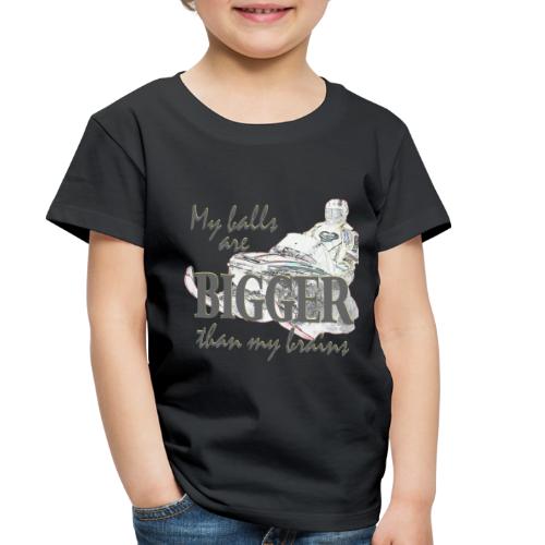 Bigger Brains - Toddler Premium T-Shirt