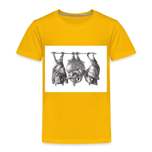 Vampire Owl with Bats - Toddler Premium T-Shirt