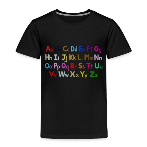 alphabet 2 - Toddler Premium T-Shirt
