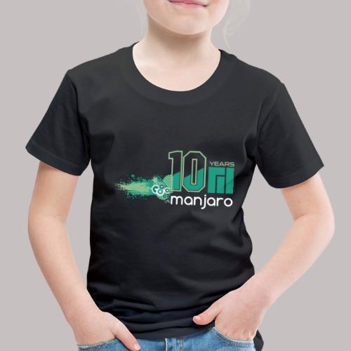 Manjaro 10 years splash v2 - Toddler Premium T-Shirt